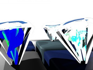 set of diamonds 3D Model