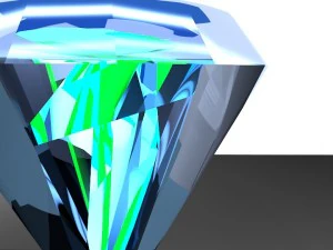 conjunto de diamantes Modelo 3D