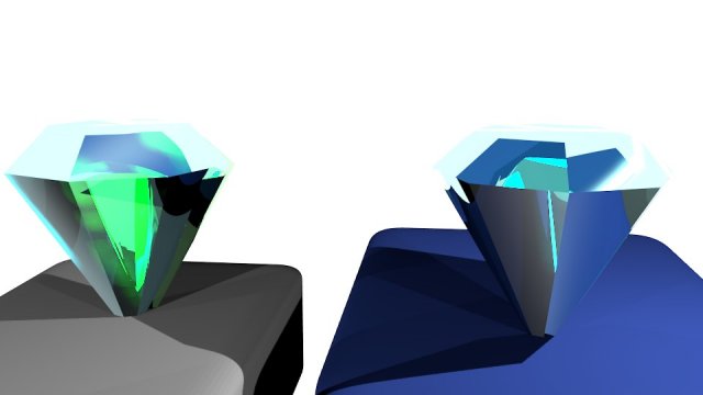 set of diamonds 3D 모델 .c4d .max .obj .3ds .fbx .stl .blend 