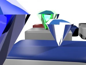 set of diamonds 3D Model