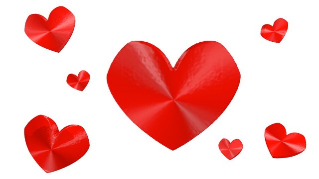 heart symbol 3D Model .c4d .max .obj .3ds .fbx .stl .blend 