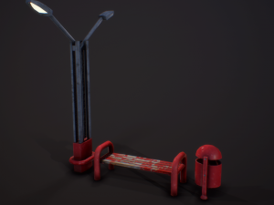 modern props pack 3D 모델
