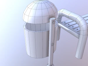 modernes Requisitenpaket 3D Modell
