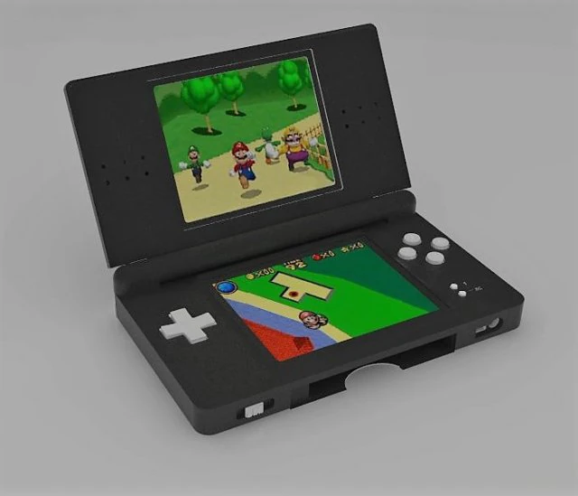 Nintendo ds 3D Modell .c4d .max .obj .3ds .fbx .stl .blend 