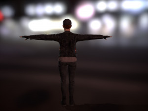pbr rigged animated female character 3Dモデル