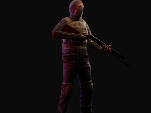 game-ready pbr post-apocalyptic survivor 3Dモデル