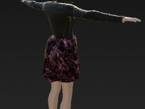 character girl Model 3D