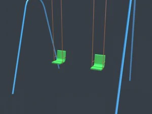 childrens swing 3D Model
