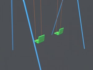 childrens swing Modelo 3D
