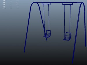 childrens swing Modelo 3D