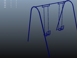 childrens swing Modelo 3D