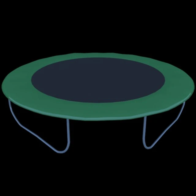 trampoline 3D Model .c4d .max .obj .3ds .fbx .stl .blend 