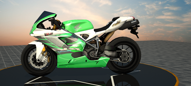 heavy bike 3d model 3D Model .c4d .max .obj .3ds .fbx .stl .blend 