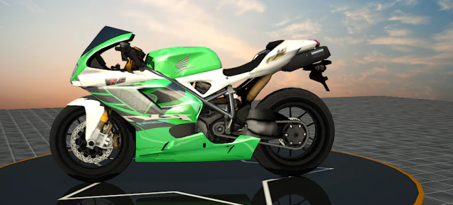 heavy bike 3d model 3D Model .c4d .max .obj .3ds .fbx .stl .blend 