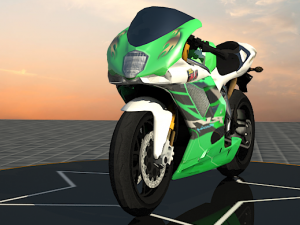 heavy bike 3d model 3D Model