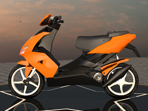 scooty 3d model 3D Model
