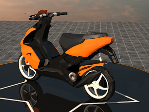 scooty 3d model 3D Model