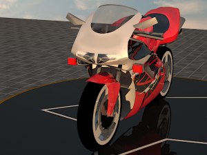heavy bike duc916 3D Model