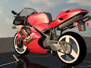 heavy bike duc916 3D Model