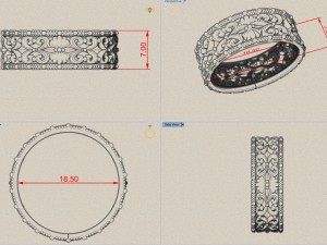 ring 2 sizes 3D Print Model
