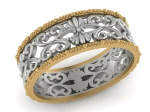 ring 2 sizes 3D Print Model