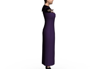 casual female 02 3D Model