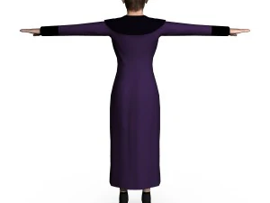 casual female 02 3D Model