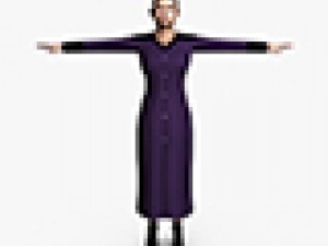 casual female 02 3D Model