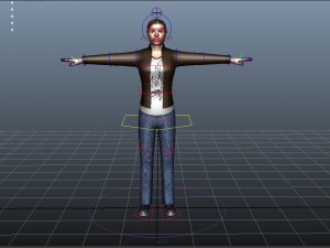 casual female 03 Modèle 3D