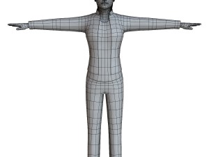 casual female 03 Modèle 3D
