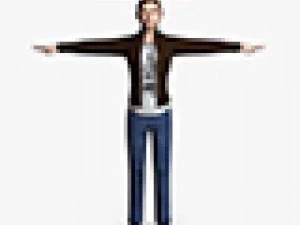 casual female 03 3D Model