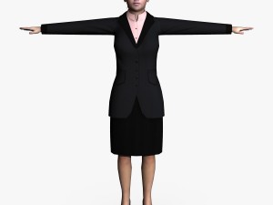casual female 04 3D Model