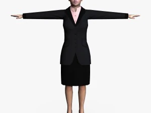 casual female 04 3D Model