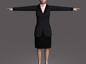 casual female 04 3D Model