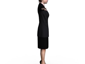 casual female 04 3D Model