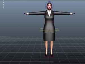casual female 04 3D Model