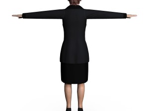 casual female 04 3D Model