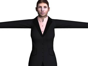 casual female 04 3D Model