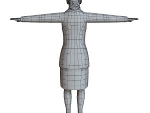 casual female 04 3D Model