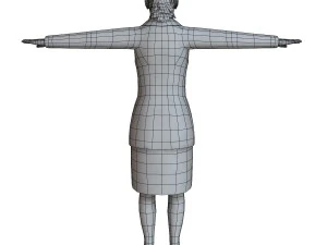 casual female 04 3D Model