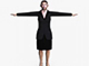 casual female 04 3D Model