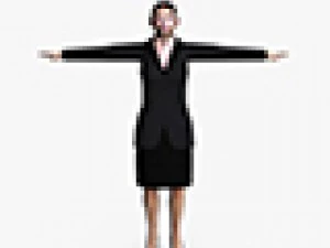 casual female 04 3D Model