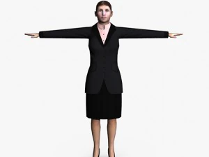 casual female 04 3D Model