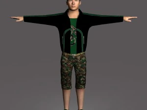 casual male 01 3D Model