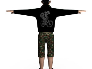 casual male 01 Modelo 3D