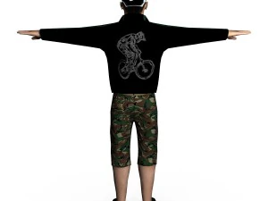 casual male 01 3D Model