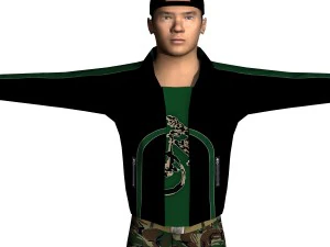 casual male 01 3D Model