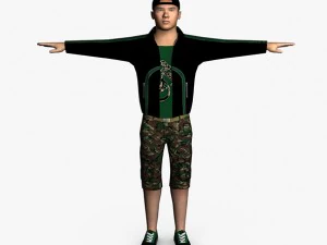 casual male 01 3D Model