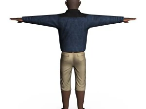 casual male 02 3D Model