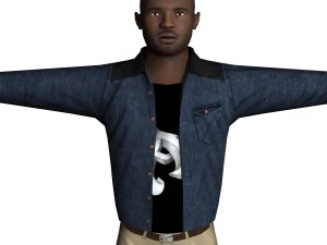 casual male 02 3D Model